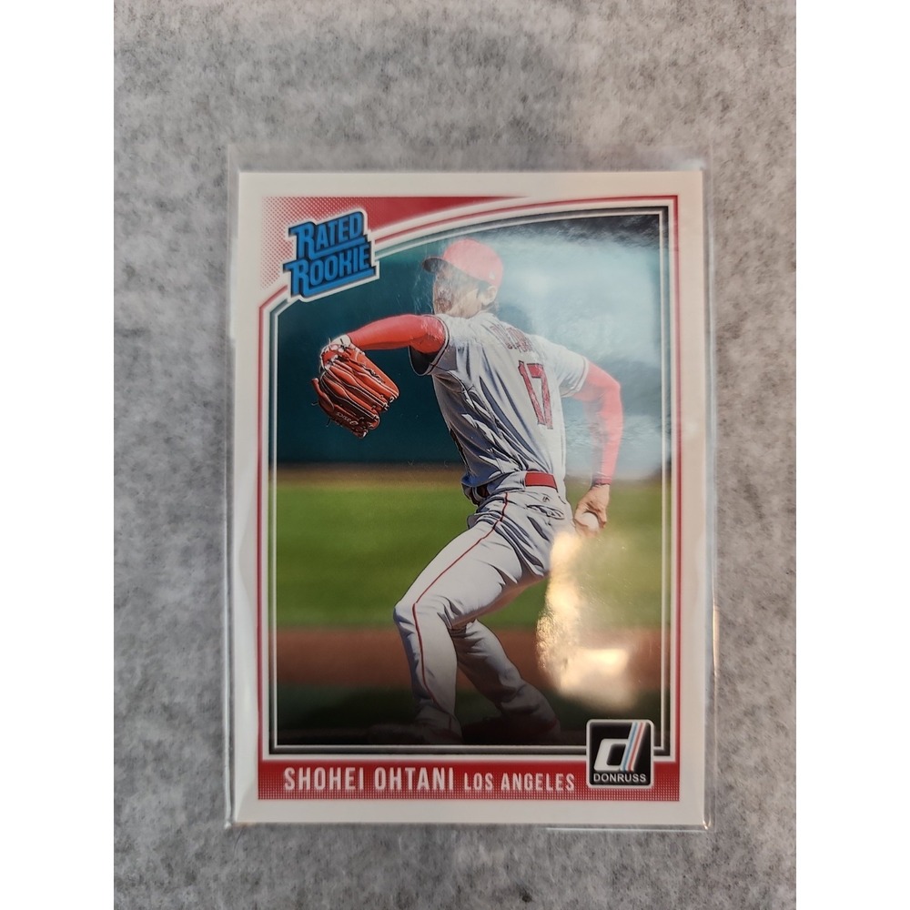 2018 Panini Donruss SHOHEI OHTANI RATED ROOKIE WRAPPER REDEMPTION RC #281 🔥